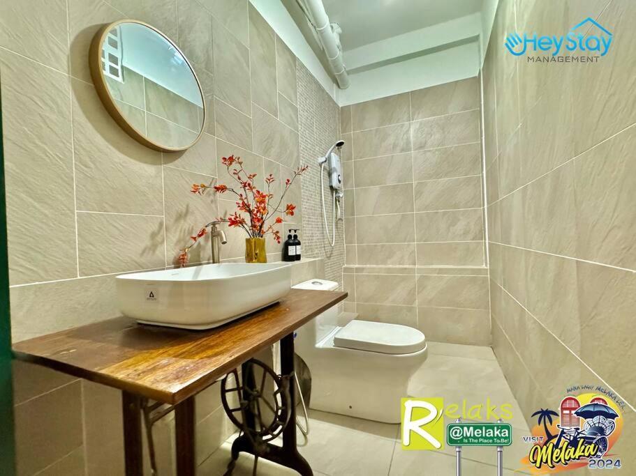 Heritage House 16Pax Riverview 3 Mins Walkjonker Villa Malacca Eksteriør bilde