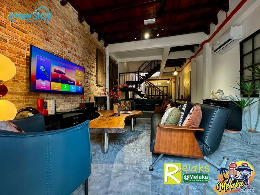 Heritage House 16Pax Riverview 3 Mins Walkjonker Villa Malacca Eksteriør bilde